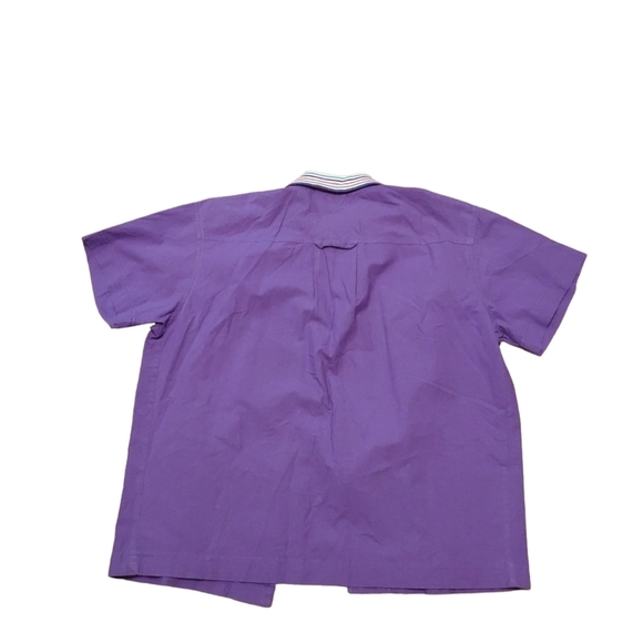 Vintage 80's Saved by the Bell Style Blouse Ladies Size Small Made in USA - Picture 2 of 4